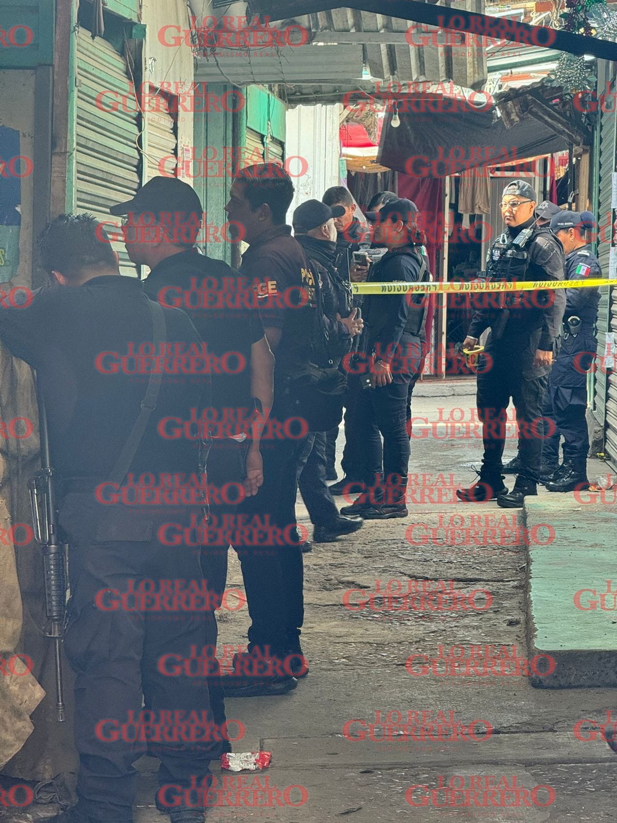 Ataque armado en el mercado BRLM de Chilpancingo deja un comerciante muerto y una mujer herida