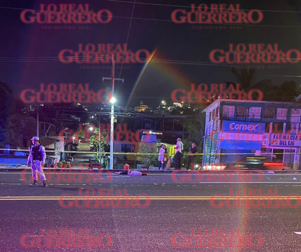 Lapidan a un hombre en la Jardín Palmas de Acapulco  ** En el mismo hecho, una mujer fue herida de dos balazos