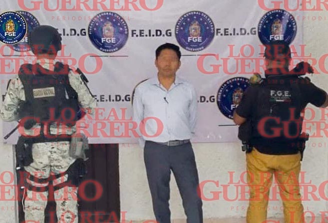 Encargado de despacho de la Secretaría de Seguridad Pública del municipio de Chilpancingo fue detenido como presunto homicida de Alejandro Arcos Catalán, alcalde de Chilpancingo.