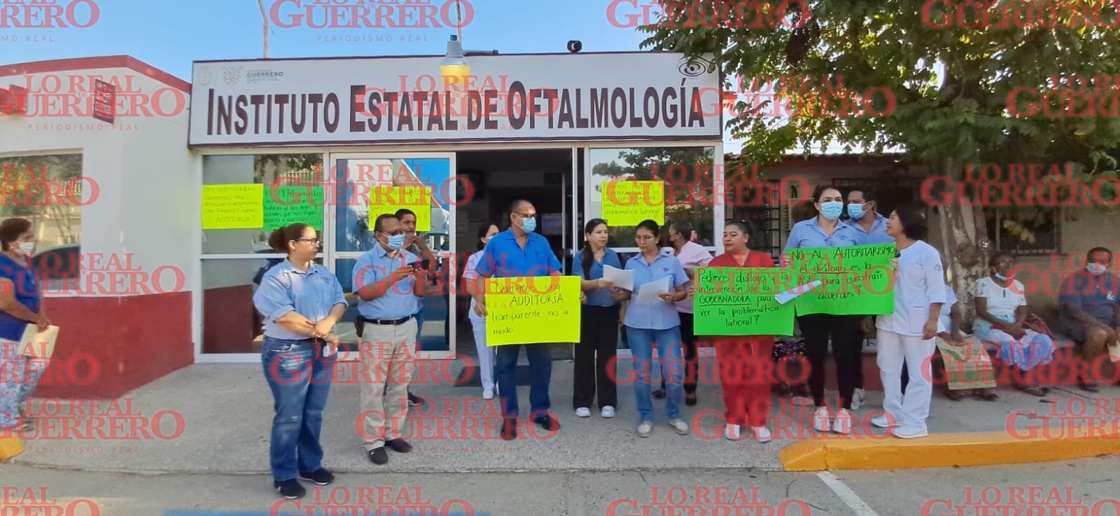 Empleados piden auditoría al Instituto Estatal de Oftalmología de Acapulco  *Acusan de que hay malos manejos por parte del director de la dependencia, además de que está violando los derechos laborales.