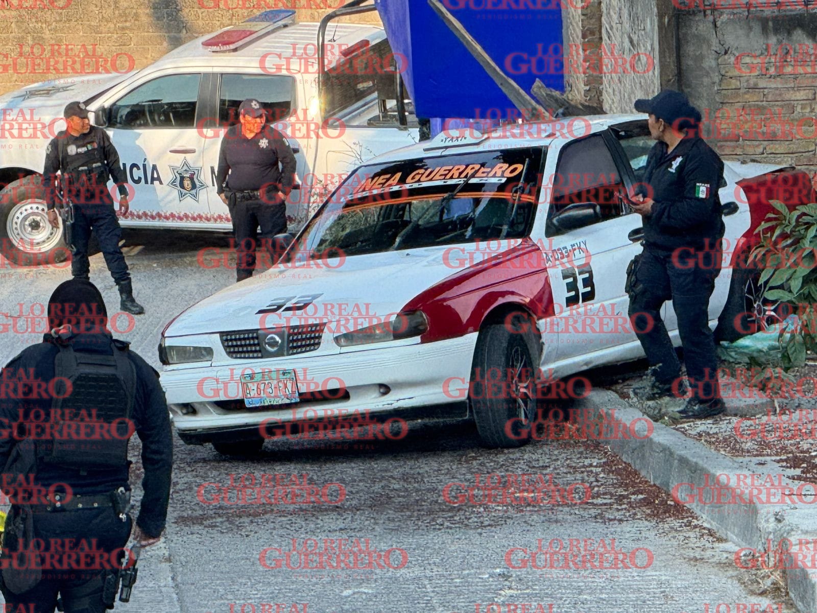 Muere el taxista que fue baleado atrás del cuartel de la policía municipal, en Chilpancingo