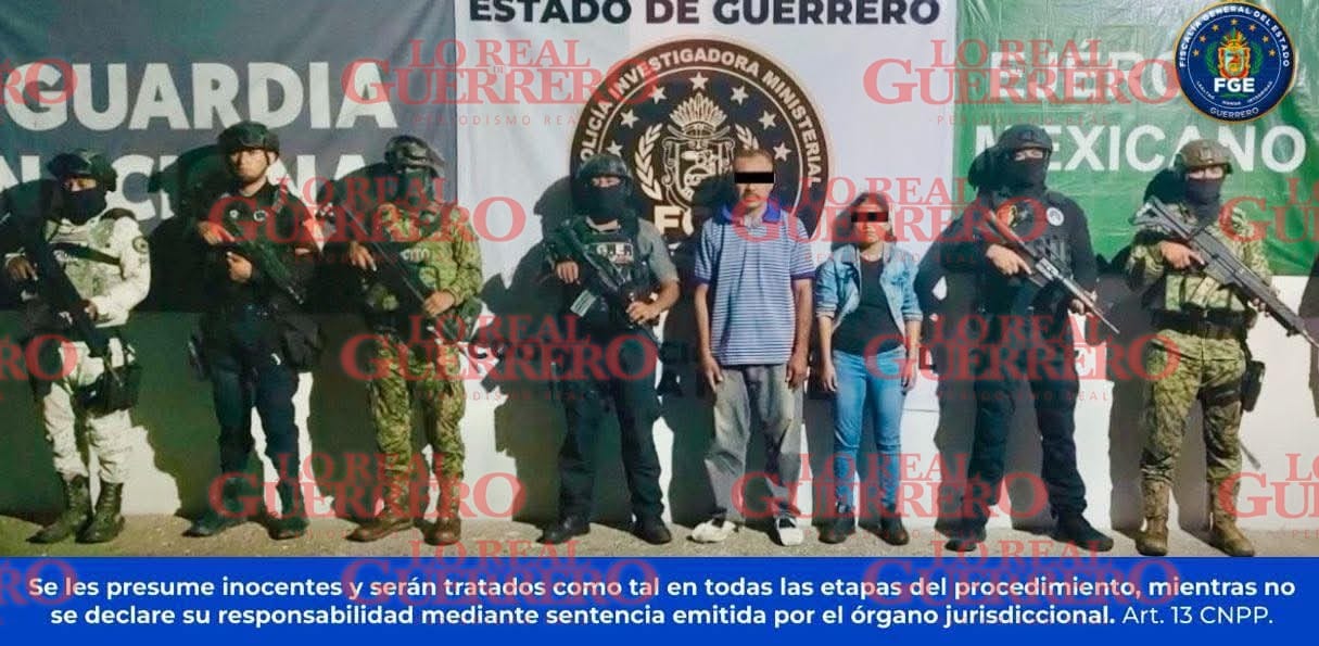 Detienen en Baja California a dos personas por desaparición cometida en Iguala  *** La víctima fue hallada en una fosa clandestina en Loma de los Coyotes