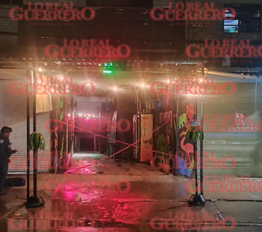 Ataque armado dentro de un bar en Tlapa de Comonfort deja un muerto y un herido