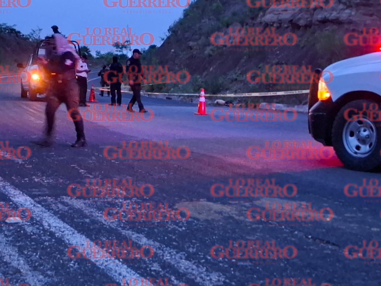 Hallan asesinado a un hombre en el nuevo libramiento a Tixtla