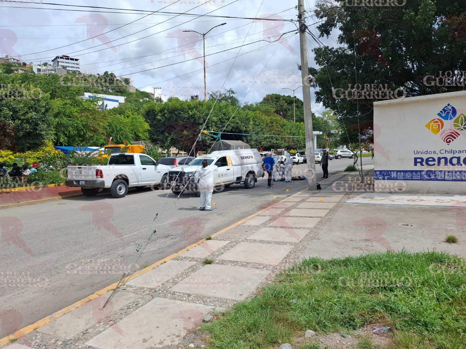 Matan a un hombre a un costado del parque Margarita Maza de Juárez, en Chilpancingo