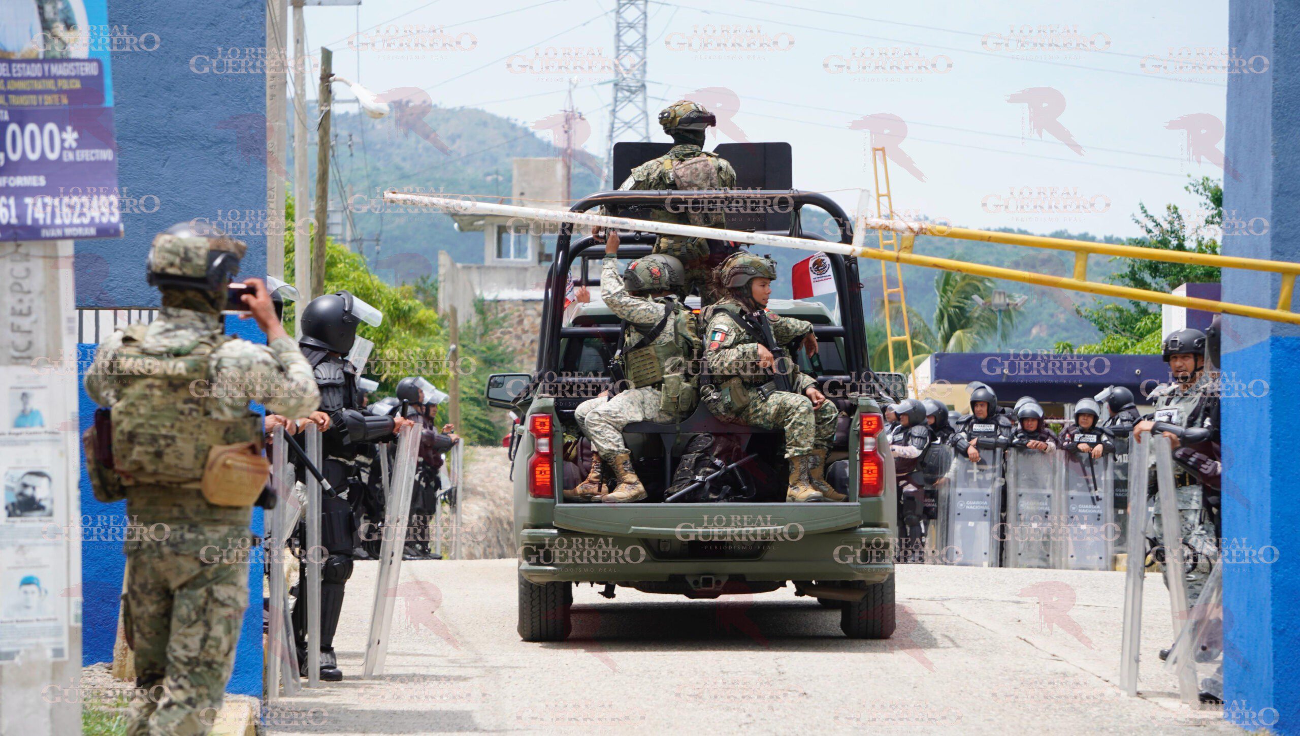 Intento de motín en el penal de Acapulco