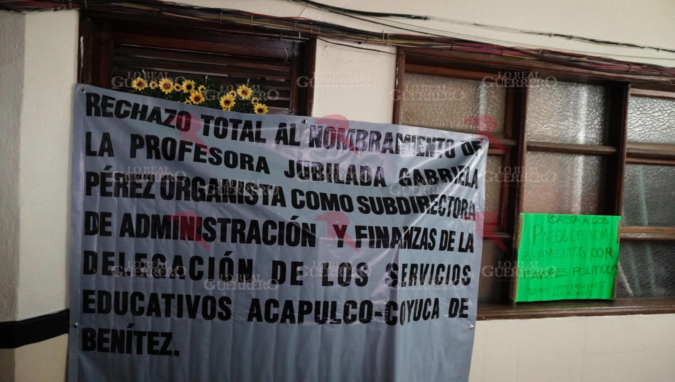 Paran labores en delegación de la SEG en Acapulco