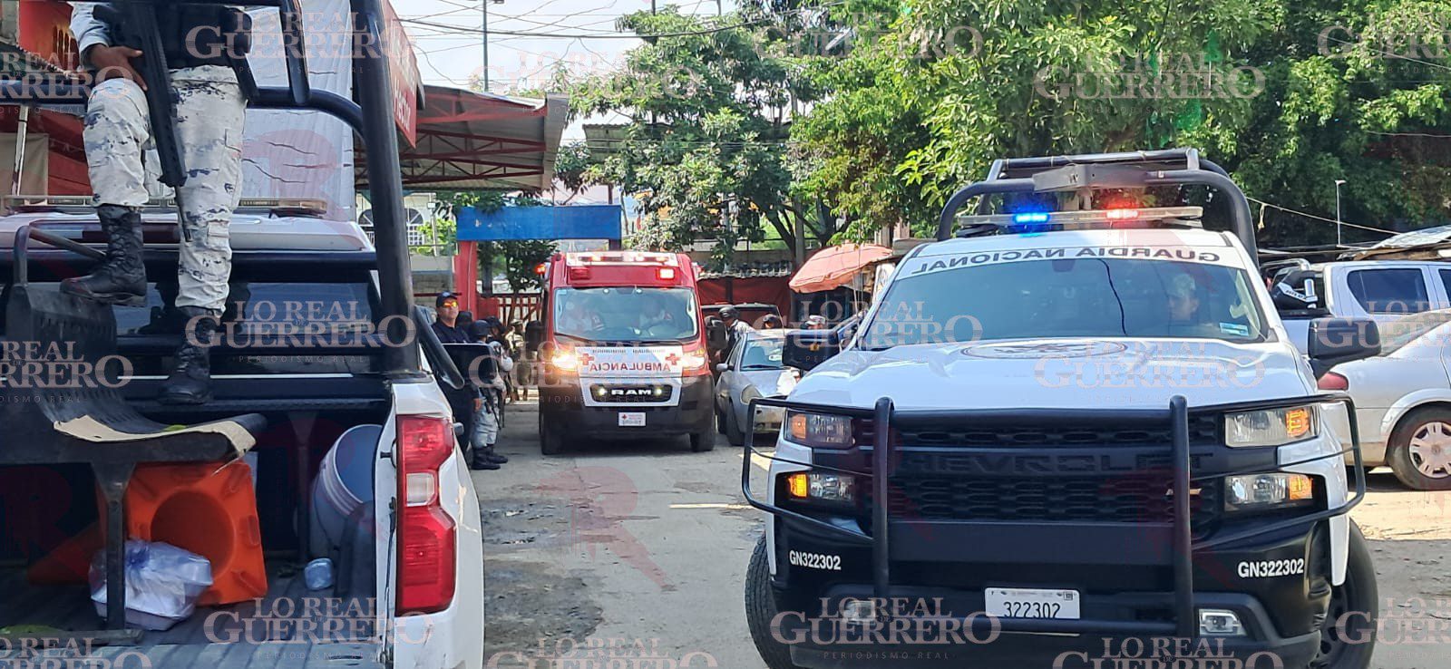 Disparan contra dos sujetos cerca del mercado de la Zapata