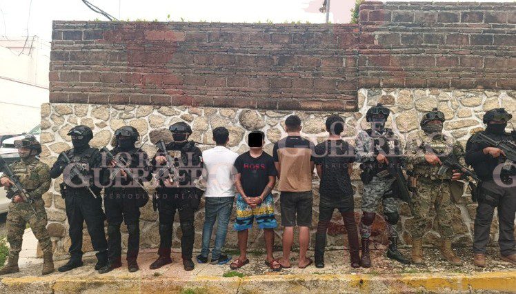 Detiene Marina a cuatro presuntos delincuentes en operativo interinstitucional en Acapulco