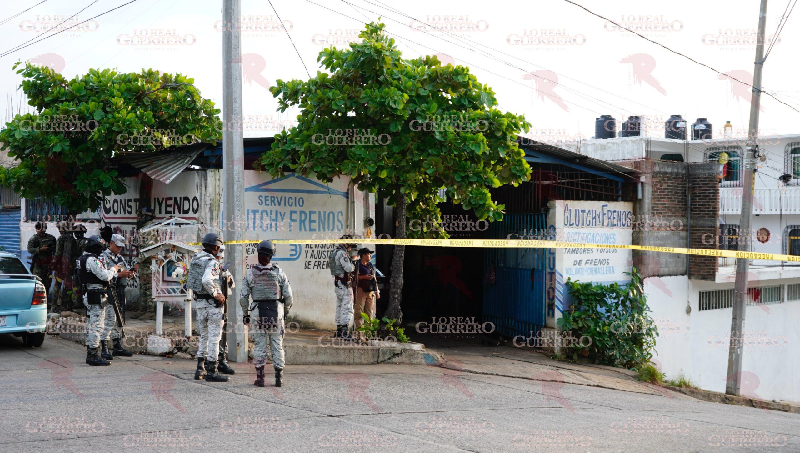 Ataque a tiros dentro de un taller en Acapulco deja un lesionado