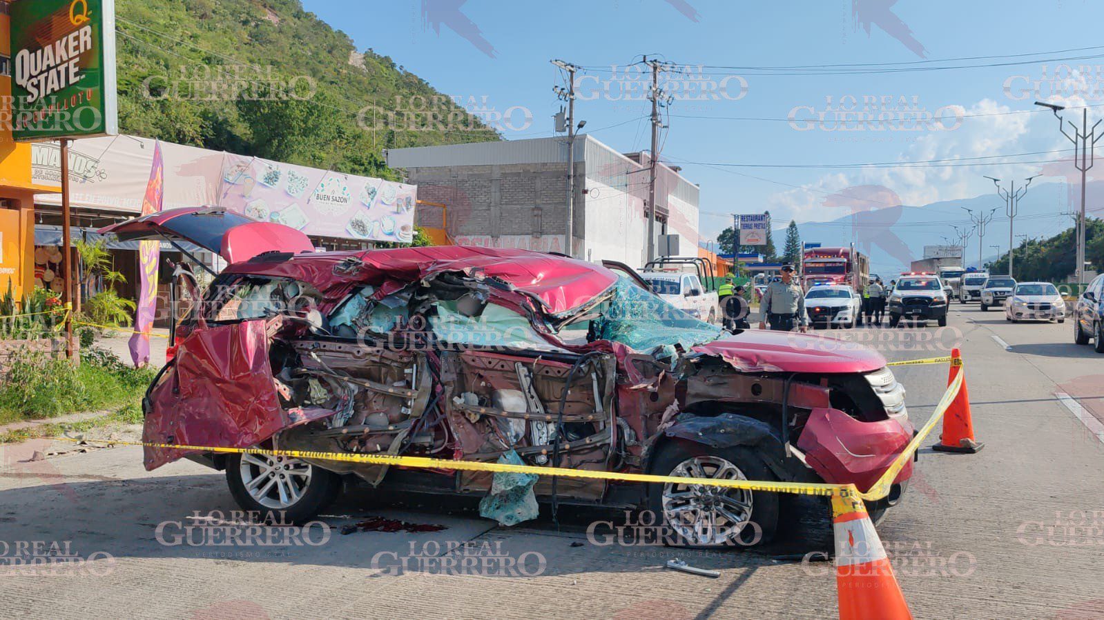 Choque en Chilpancingo deja menor muerta y tres heridos