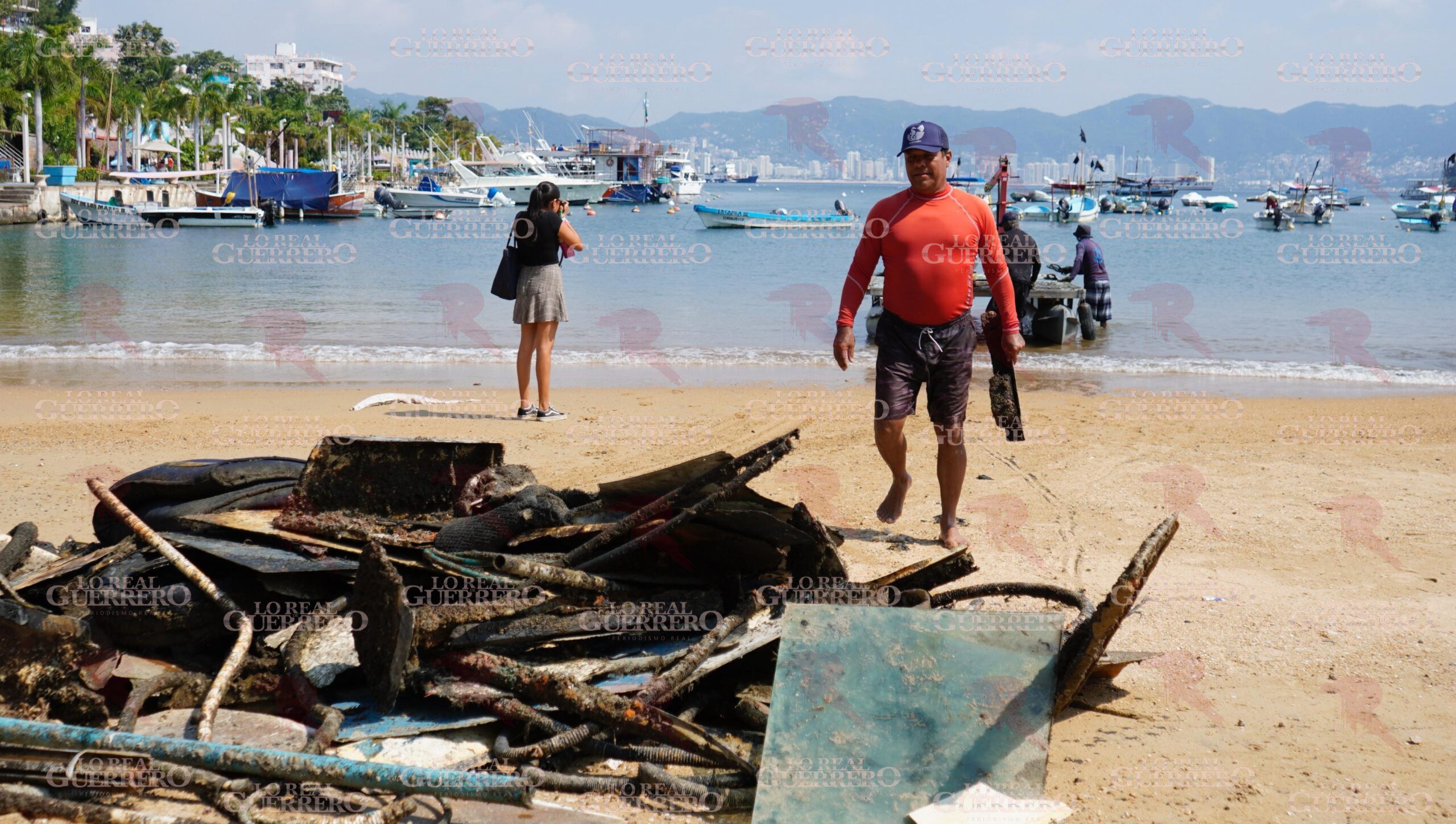 Realizan descontaminación de playa Manzanillo