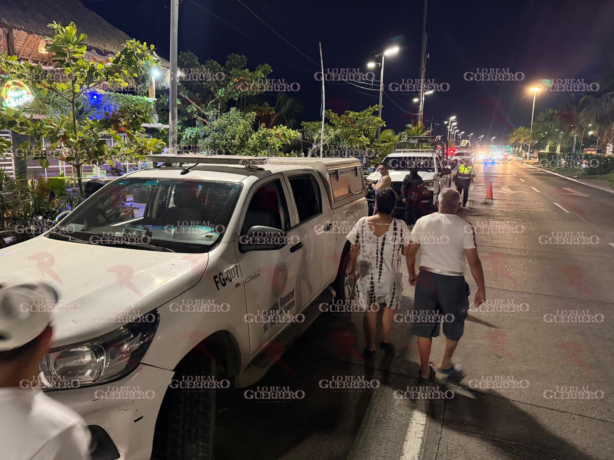 Sujeto pierde la vida en la Costera Miguel Alemán de Acapulco