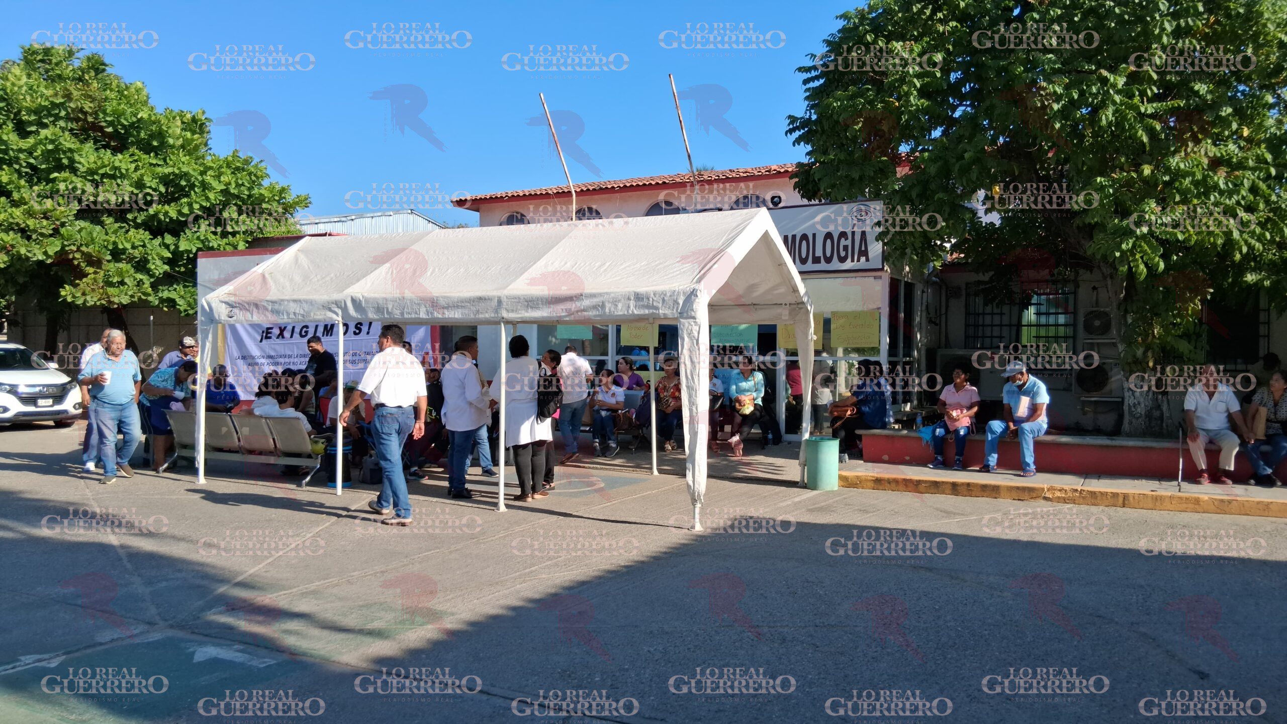Paro sindical en el Instituto Estatal de Oftalmología afecta a más de 100 pacientes