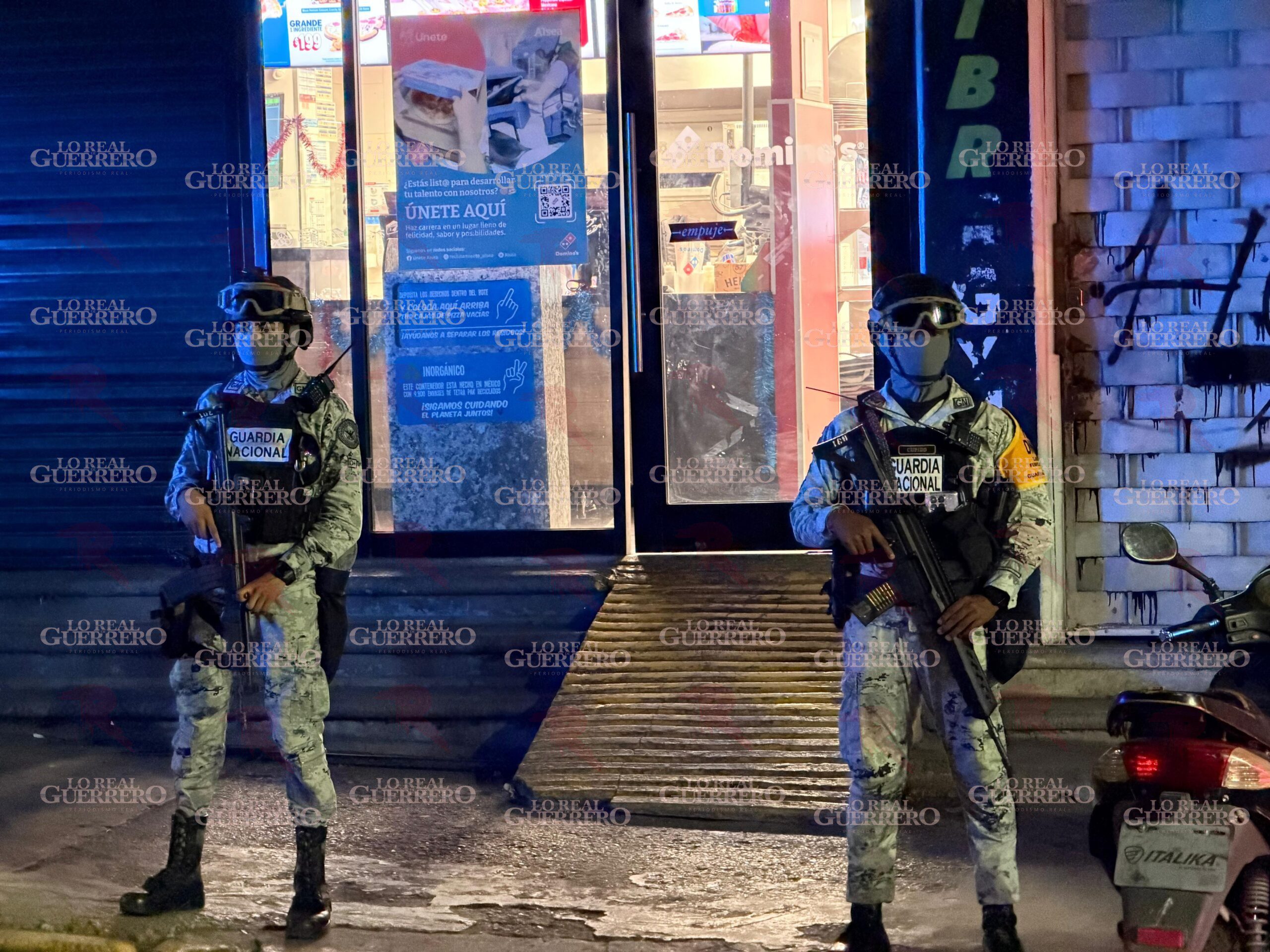 Hieren de bala a dos sujetos en la Ruiz Cortines de Acapulco