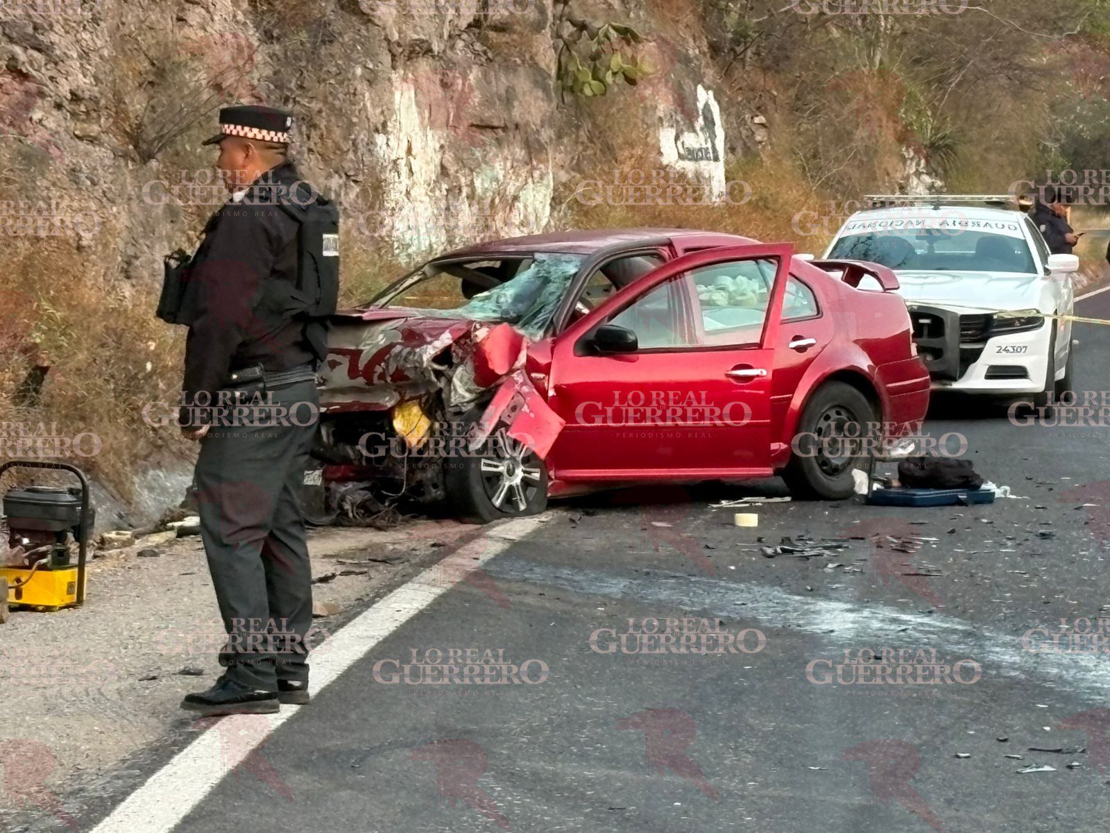 En aparatoso choque automovilístico en el municipio de Eduardo Neri mueren dos vendedores de queso de Buenavista de Cuéllar