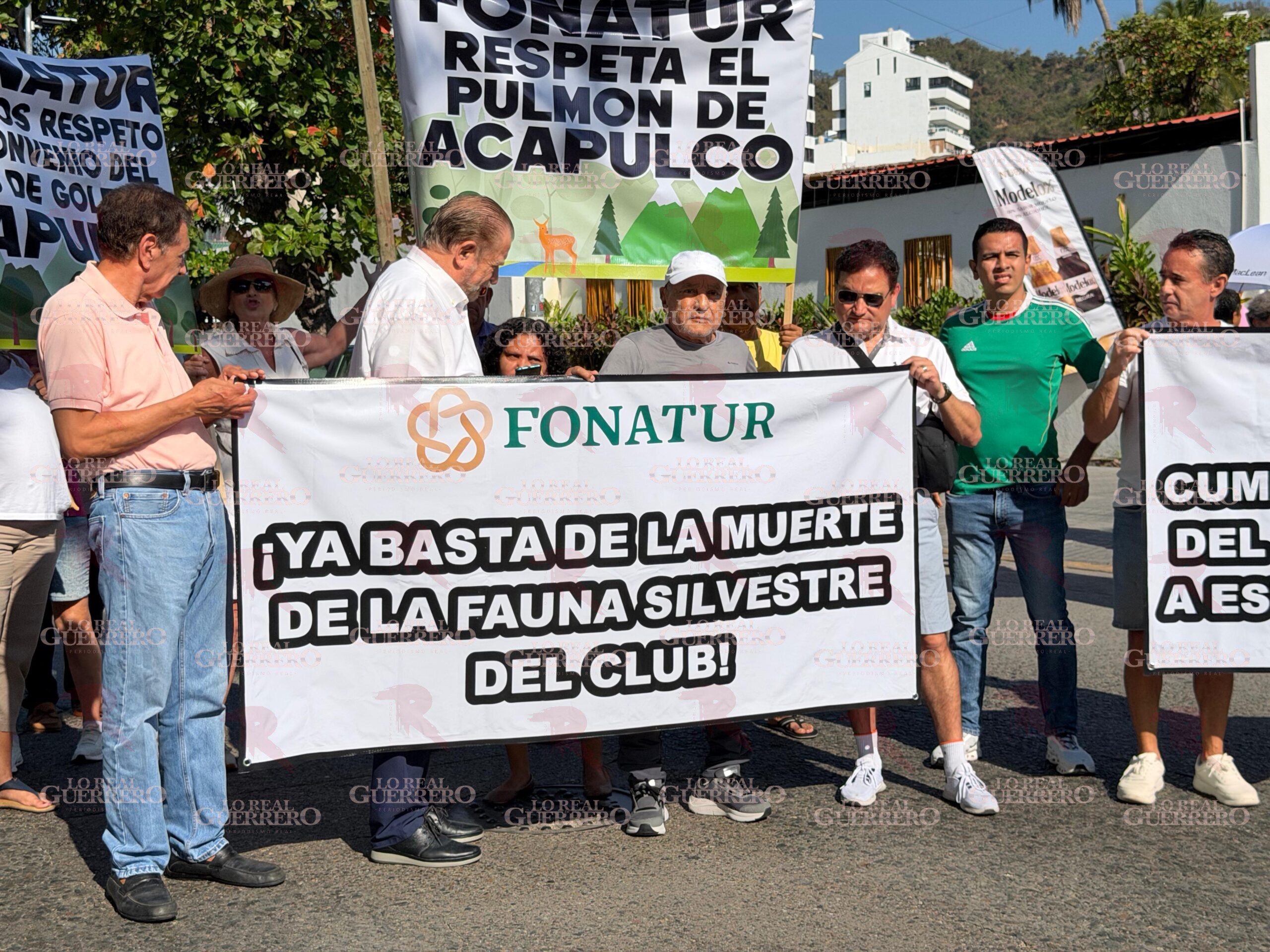 Protestan para exigir rescate del Club de Golf