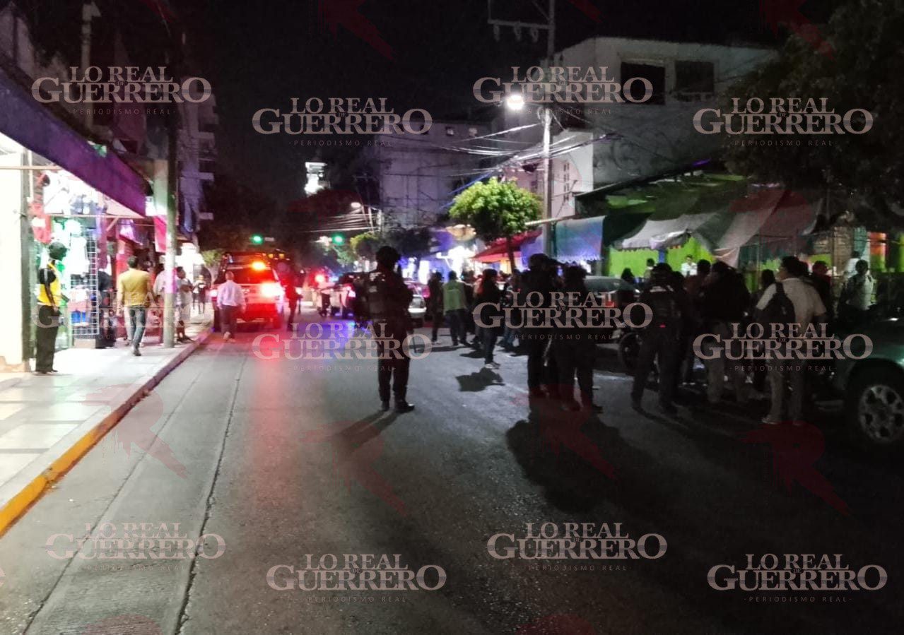 Riña en La Pérgola deja a vendedora de tacos lesionada en el Centro de Chilpancingo