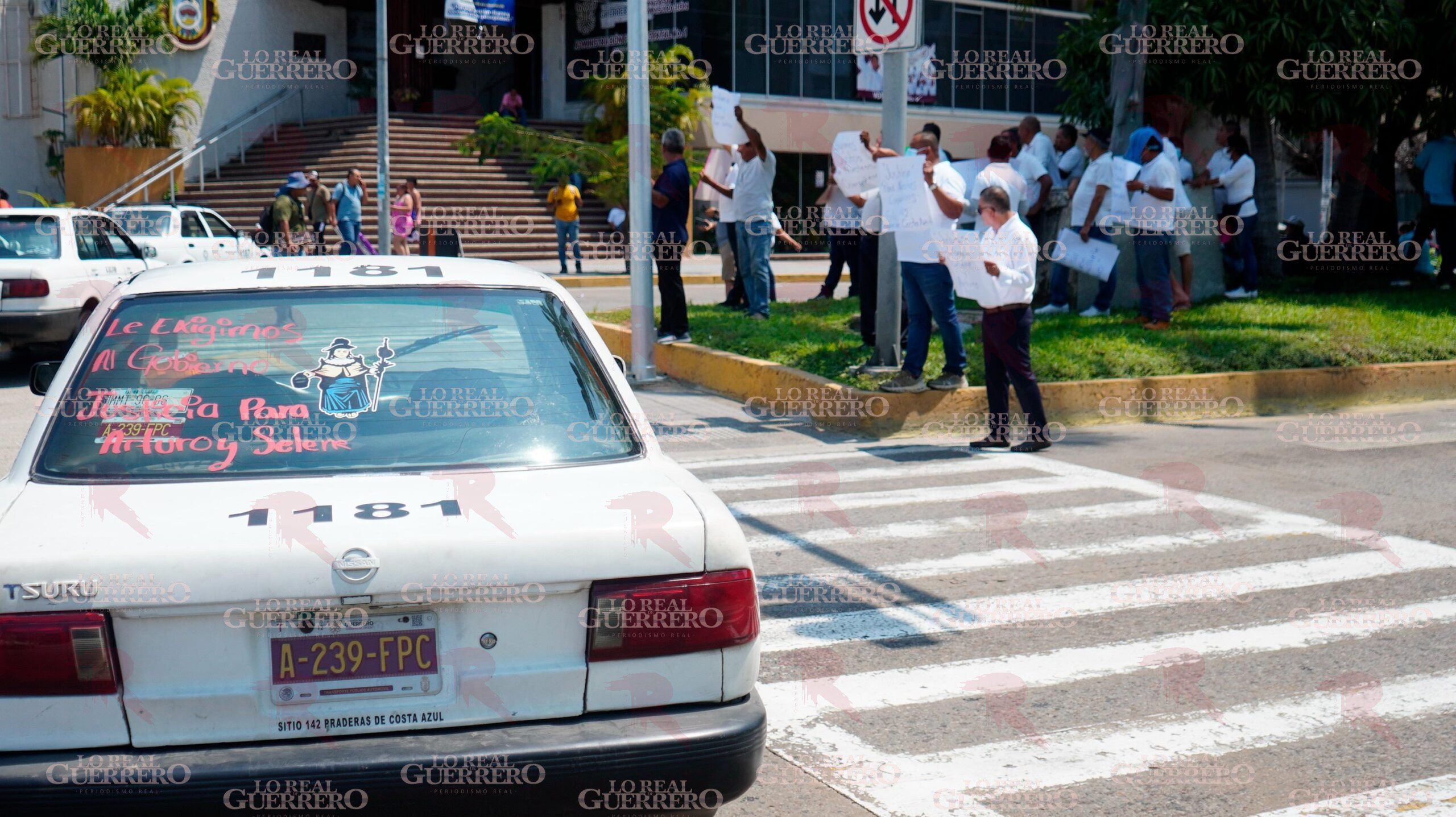 Exigen justicia para transportistas ultimados