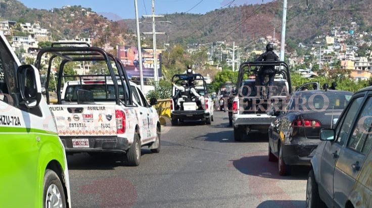 Fuerte operativo en la zona poniente deja al menos cuatro detenidos