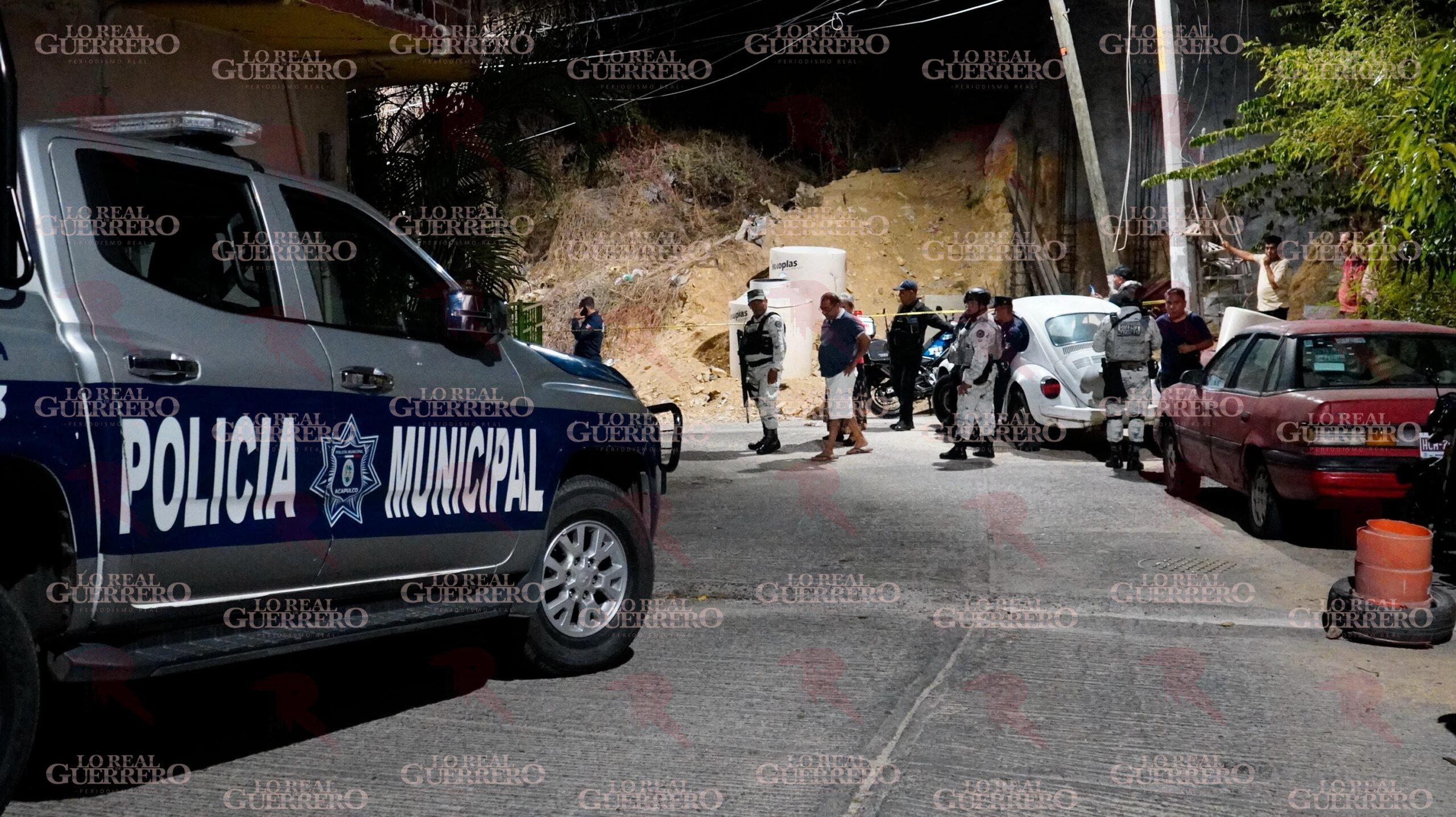 Noche violenta deja dos hombres sin vida en Acapulco