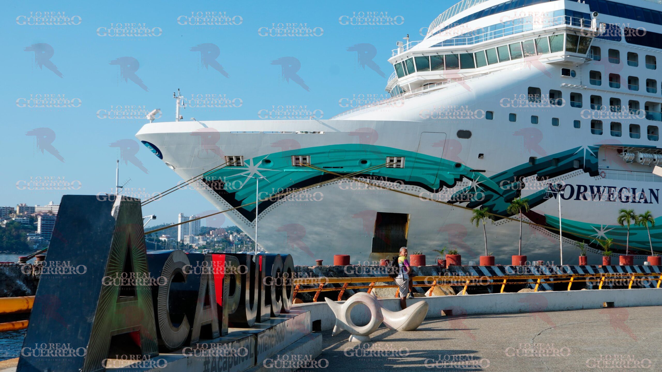 Llega noveno crucero del año a Acapulco