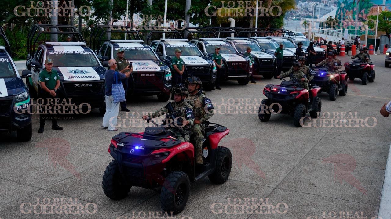 Arranca operativo para proteger a turistas durante Semana Santa en Acapulco
