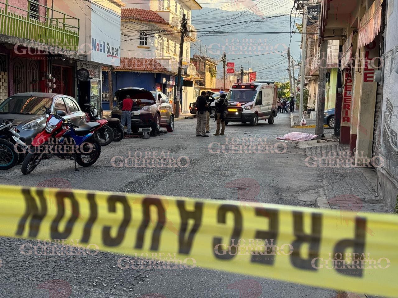 Ejecutan a un pintor en el barrio de San Antonio, en Chilpancingo