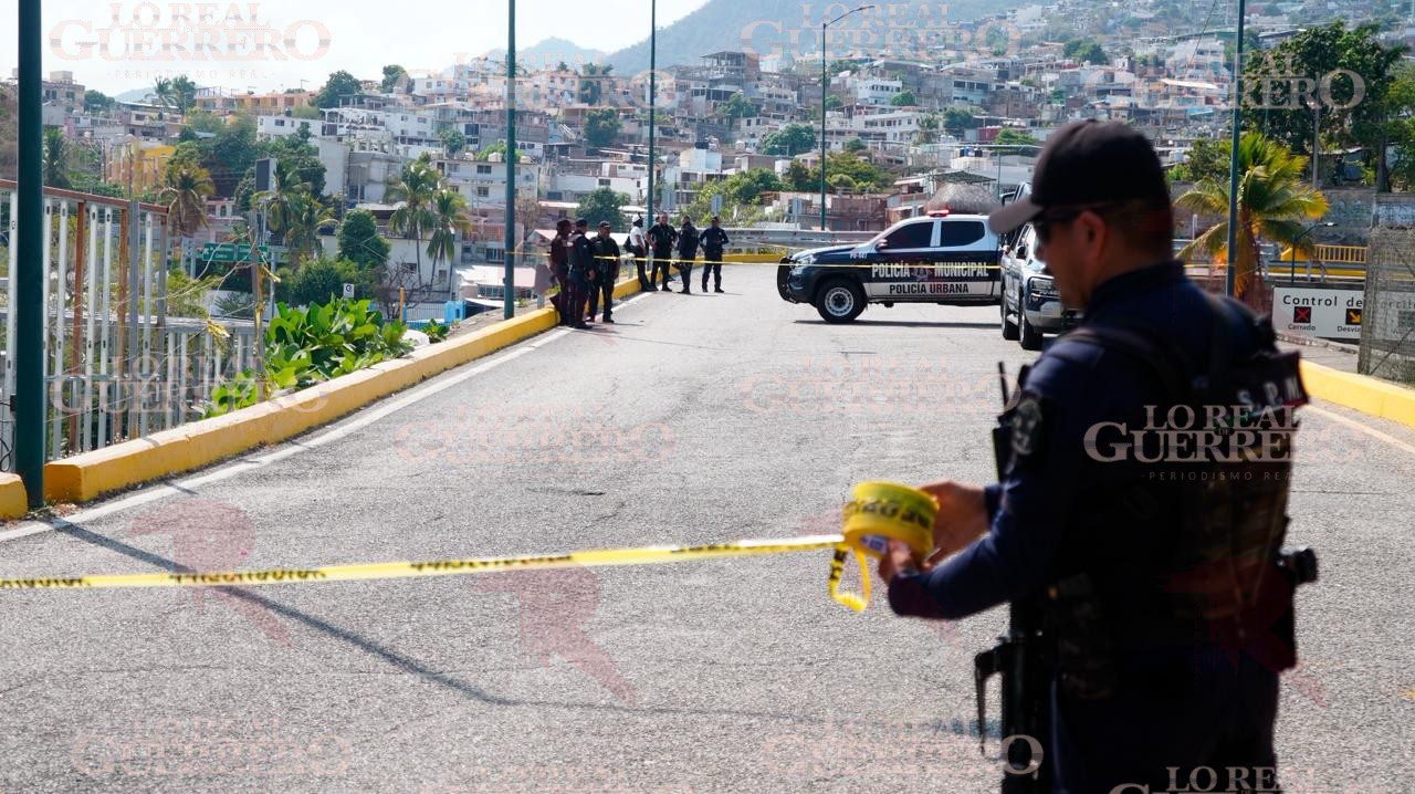 Atacan a tiros a un hombre cuando salía del Maxitúnel de Acapulco