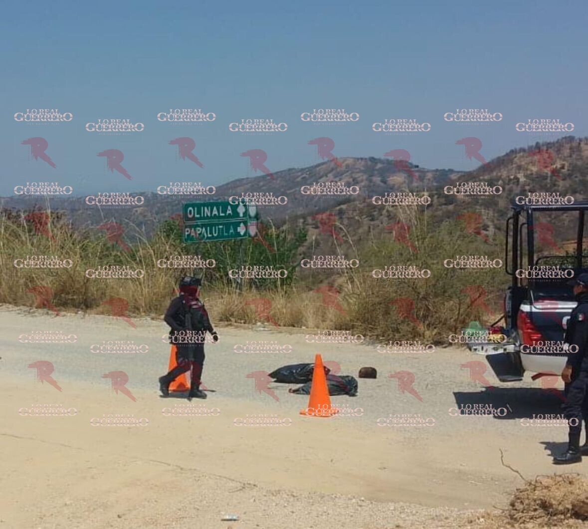 Dejan a un hombre desmembrado en bolsas negras en Olinalá