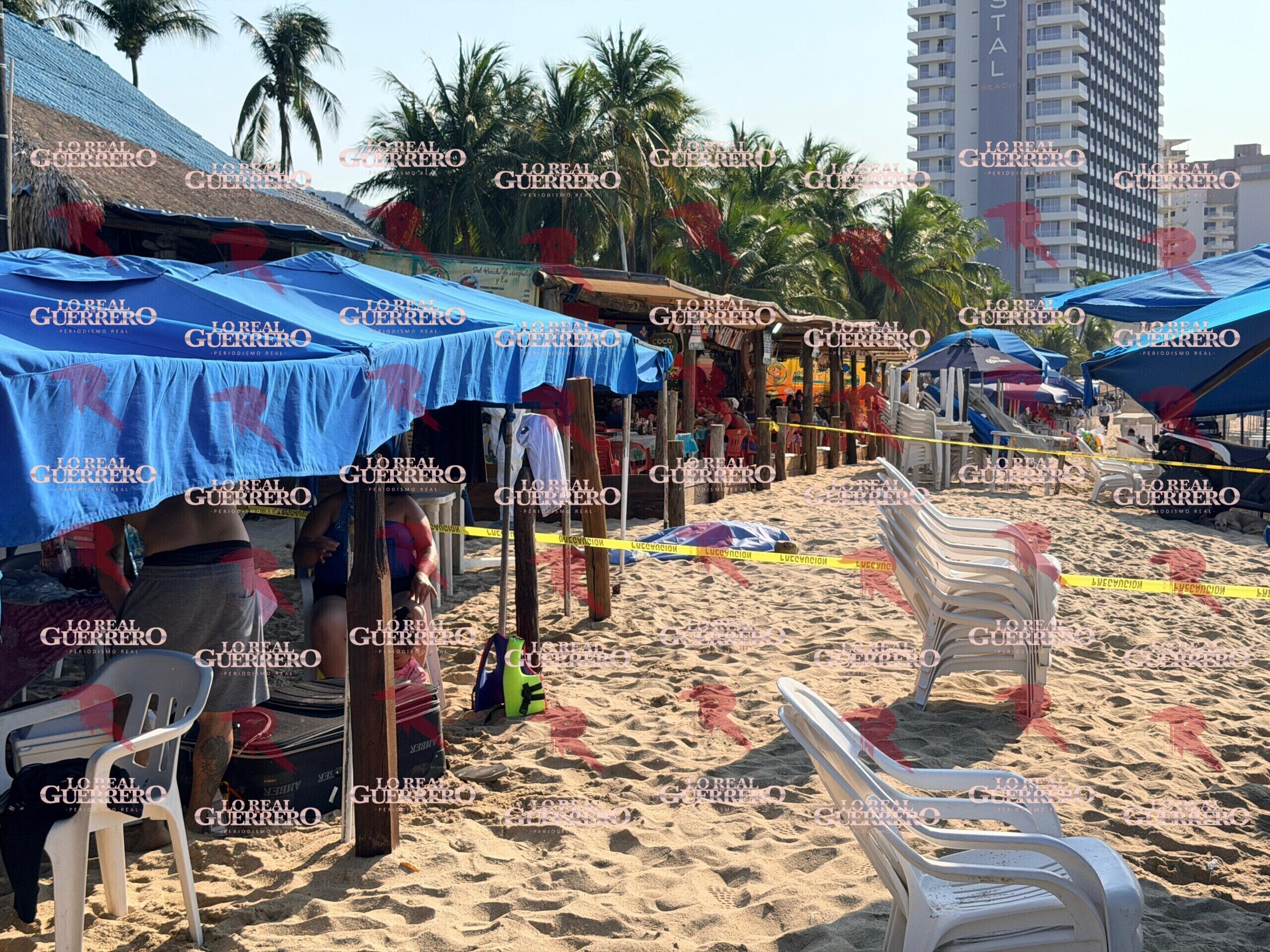Muere hombre ahogado en playa Papagayo de Acapulco; presumen consumo de alcohol