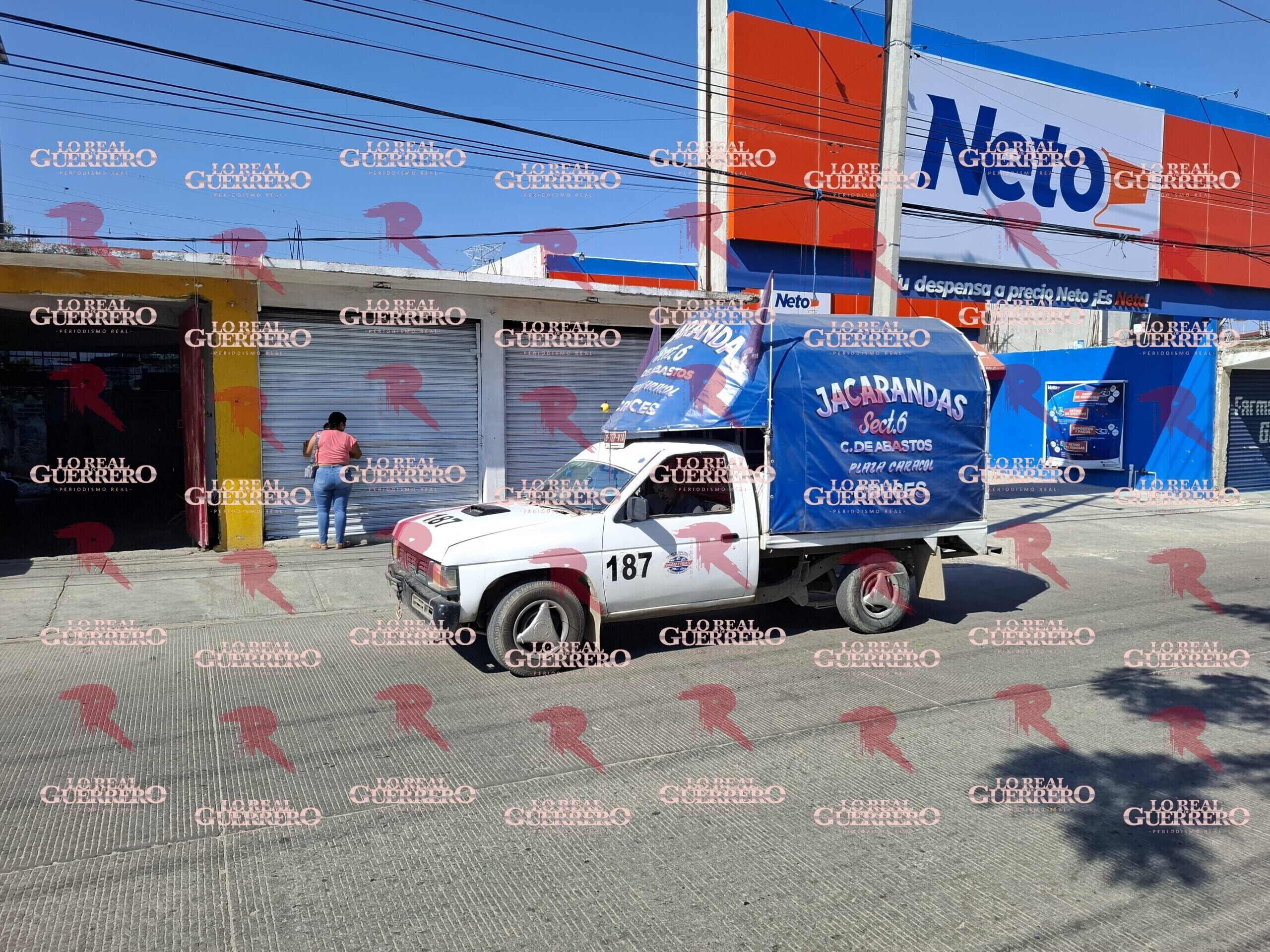 Atacan a balazos a chofer de transporte público en Acapulco