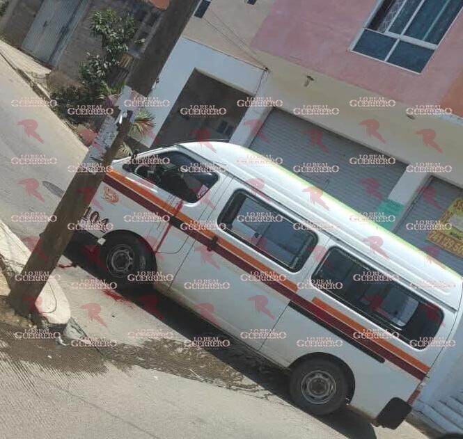Ultiman a conductor de urvan en el centro de Ometepec