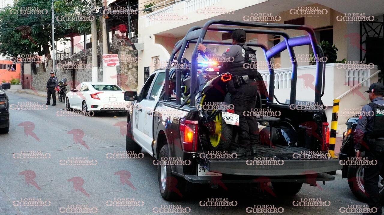 Frustran policías robo de motocicleta en Acapulco