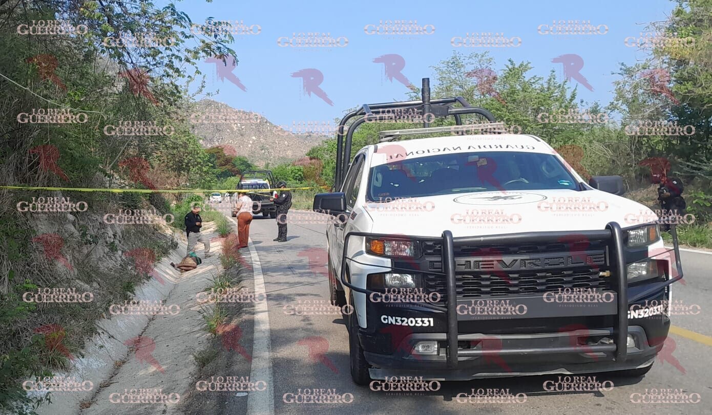 Hallan a hombre asesinado en el libramiento Paso Texca, en Acapulco