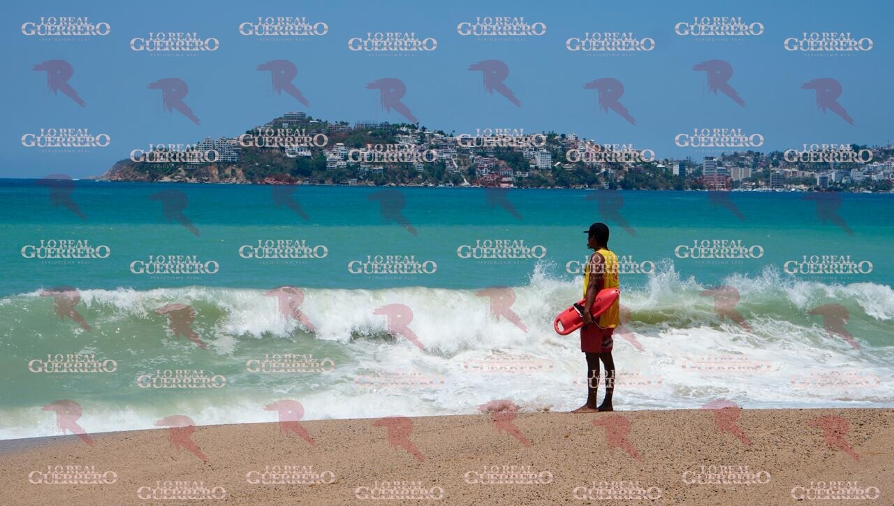 Mar de Fondo mantiene afectaciones en las costas de Guerrero