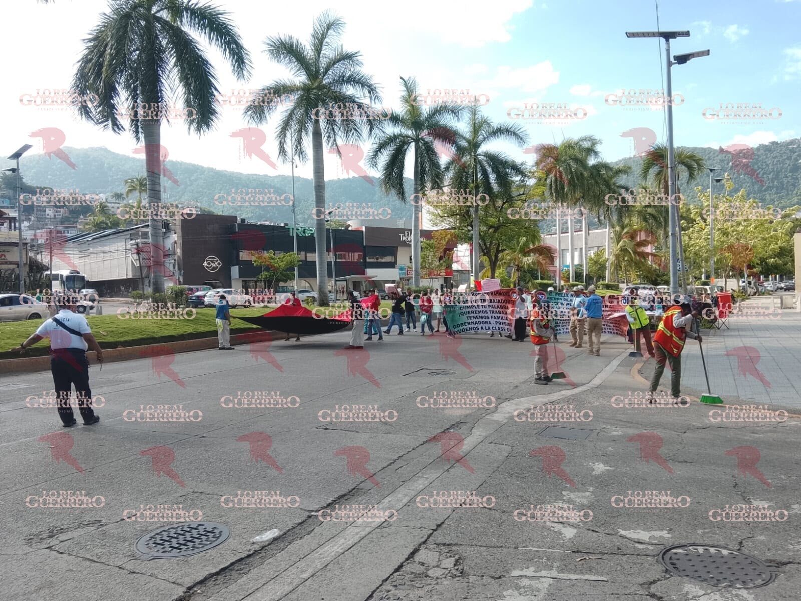 Van seis días de protestas de extrabajadores del Amarea en la Costera
