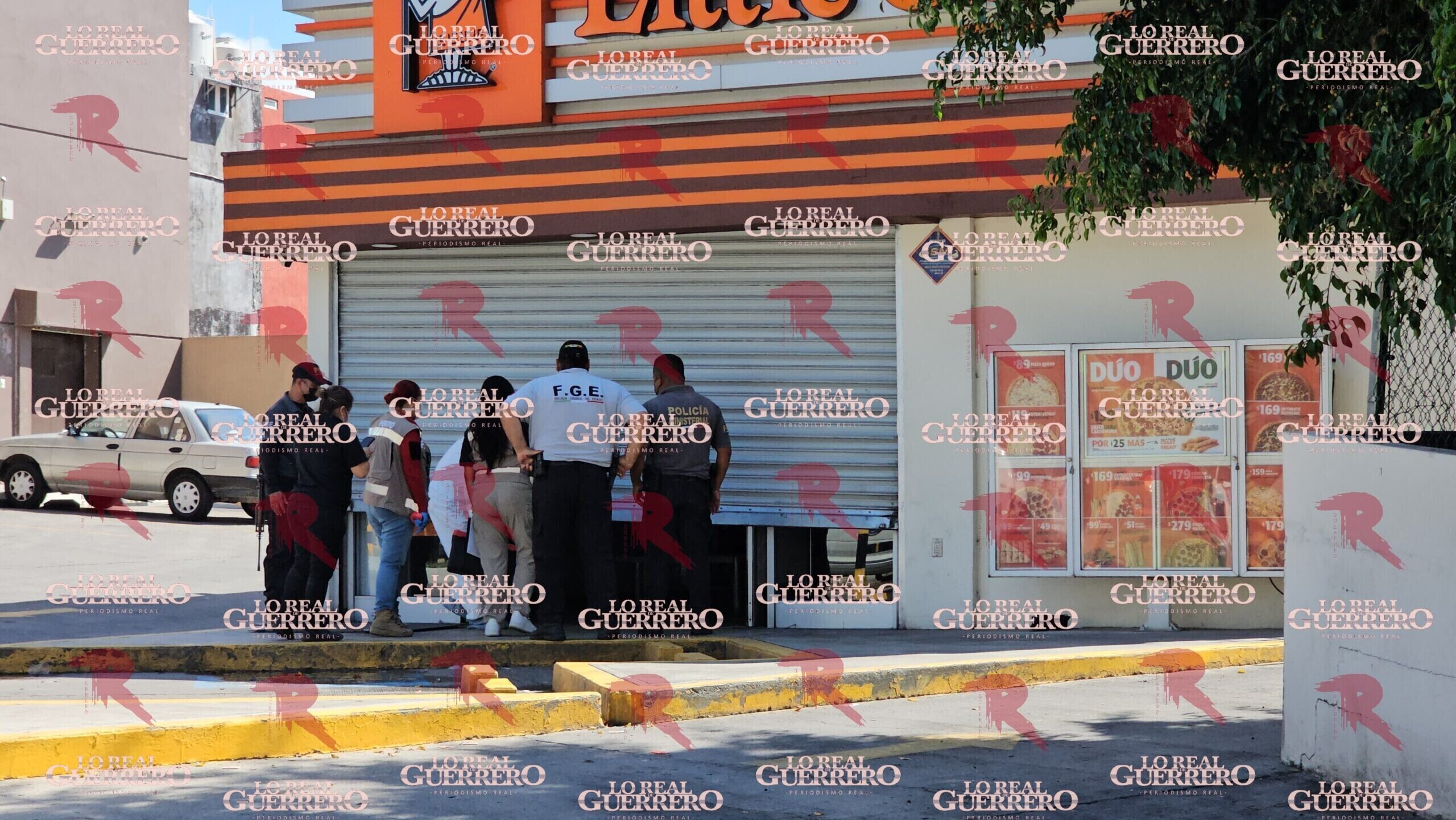 Roban casi medio millón de pesos de la pizzería Little Caesars en Chilpancingo