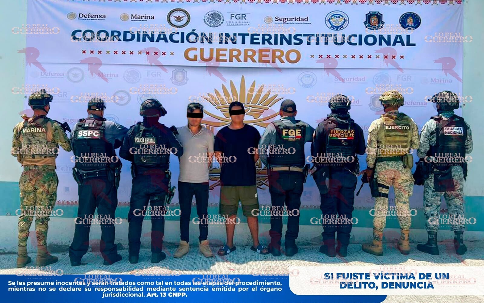 Capturan a presuntos homicidas de creador de contenido en Acapulco
