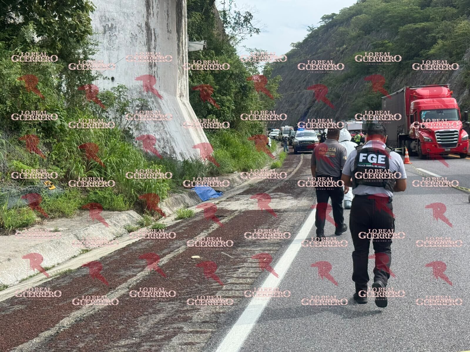 Hallan muerto a un hombre a orilla de la Autopista del Sol