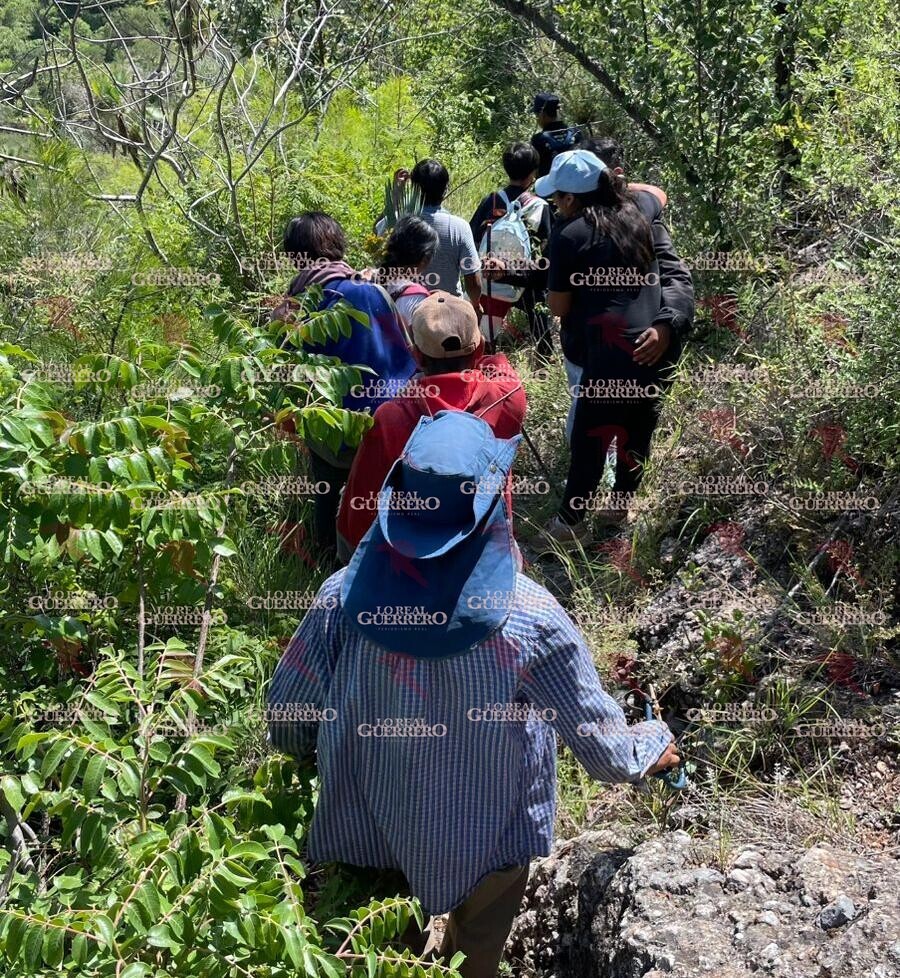Hallan sanas y salvas a cuatro personas extraviadas en un cerro de Chilpancingo