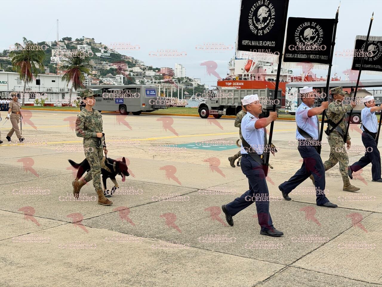 Alista Marina desfile del 16 de septiembre en Acapulco