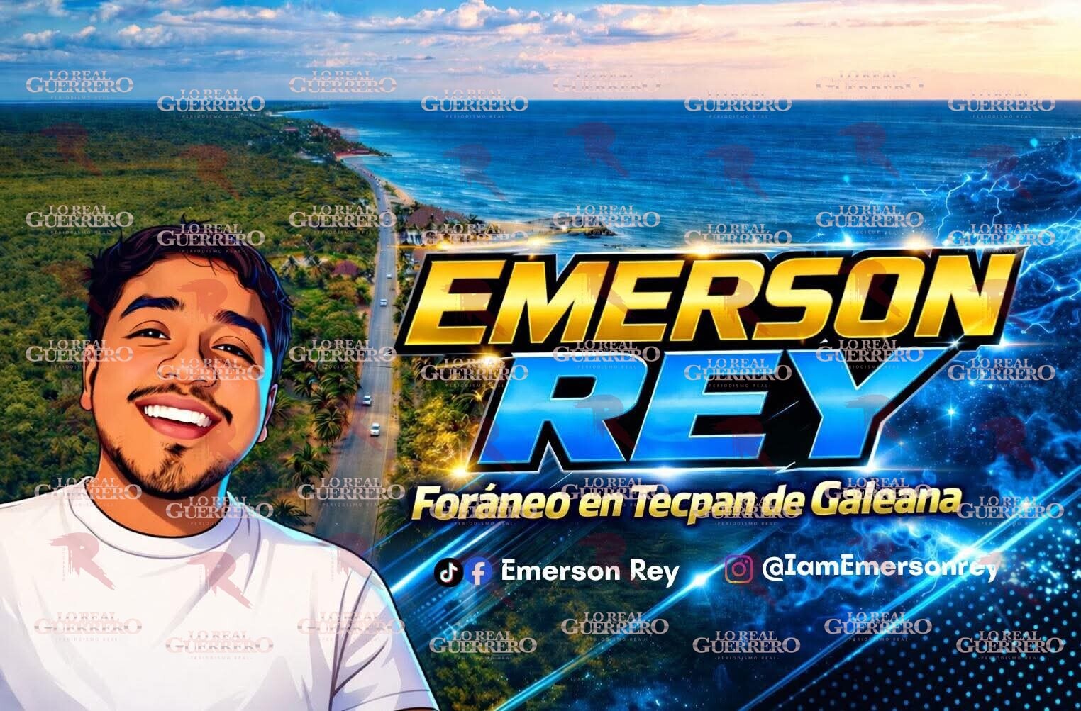 Matan a balazos a creador de contenido y a su padre en Tenexpa, municipio de Tecpan de Galeana