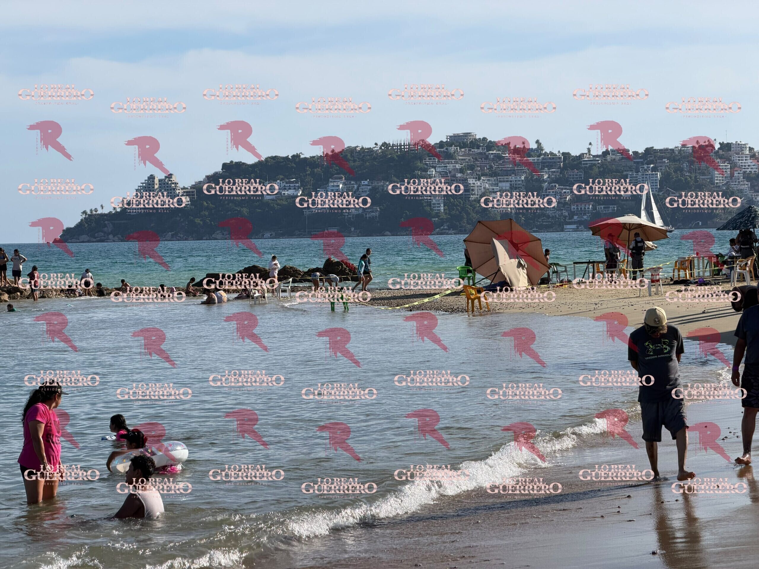 Fallece bañista en playa Papagayo de Acapulco