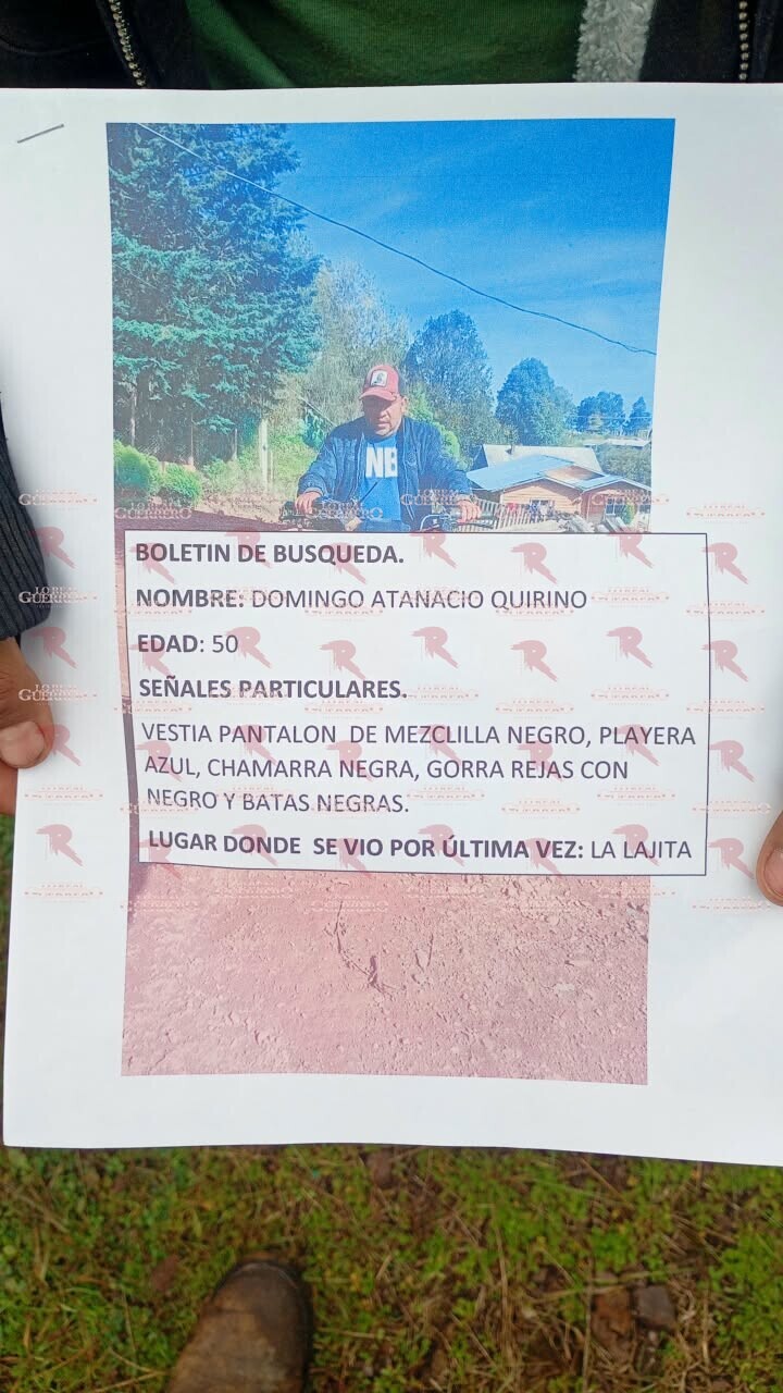 Desaparecen ocho personas tras irrupción de grupo armado en Ajuchitlán del Progreso