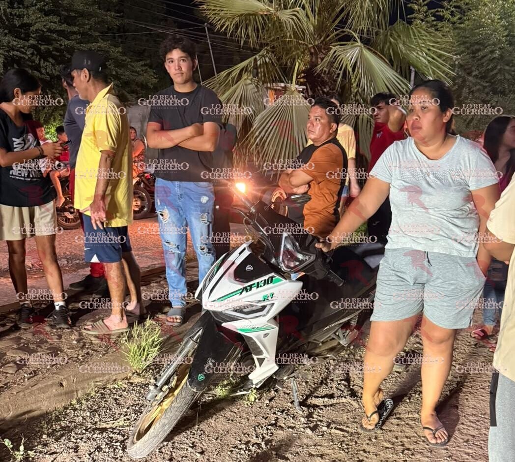 Muere joven motociclista tras derrapar en Arcelia