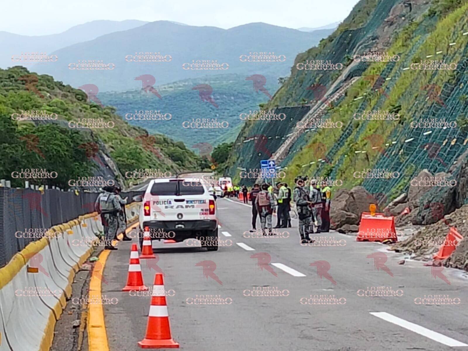 Muere trabajador de Capufe atropellado por patrulla de la Guardia Nacional en la Autopista del Sol