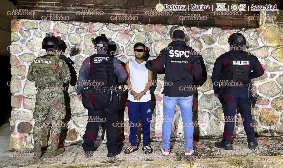 Detienen en Acapulco a “El Junior”, presunto líder de una célula ligada a “Los Rusos”