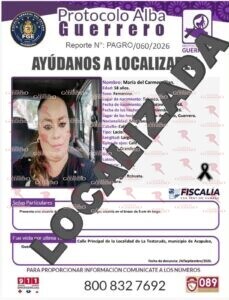 Localizan sin vida a fotógrafa y a su pareja, desaparecidas en Acapulco